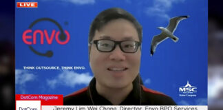 Mr. Jeremy Lim Wei Chang, Director, Envo BPO Services, A DotCom Magazine Exclusive Zoom Interview
