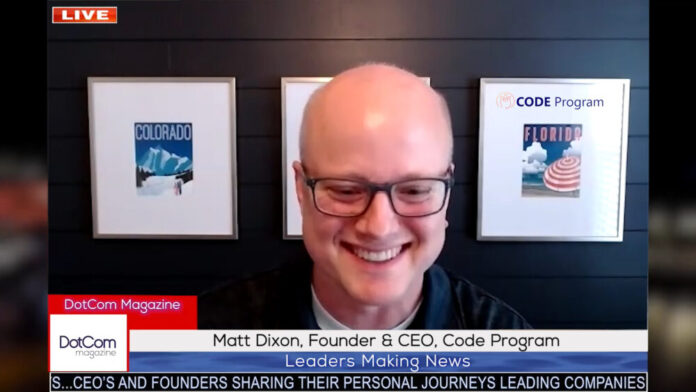 Matt Dixon, Founder & CEO, Code Program1